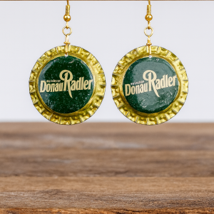 Bierdeckel Ohrringe - Donau Radler