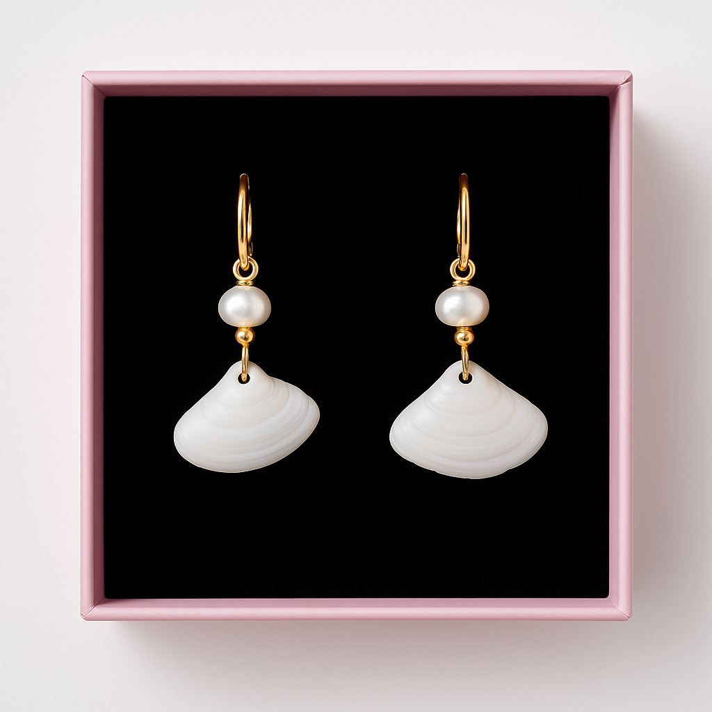 Muschel Creolen - Wiebke