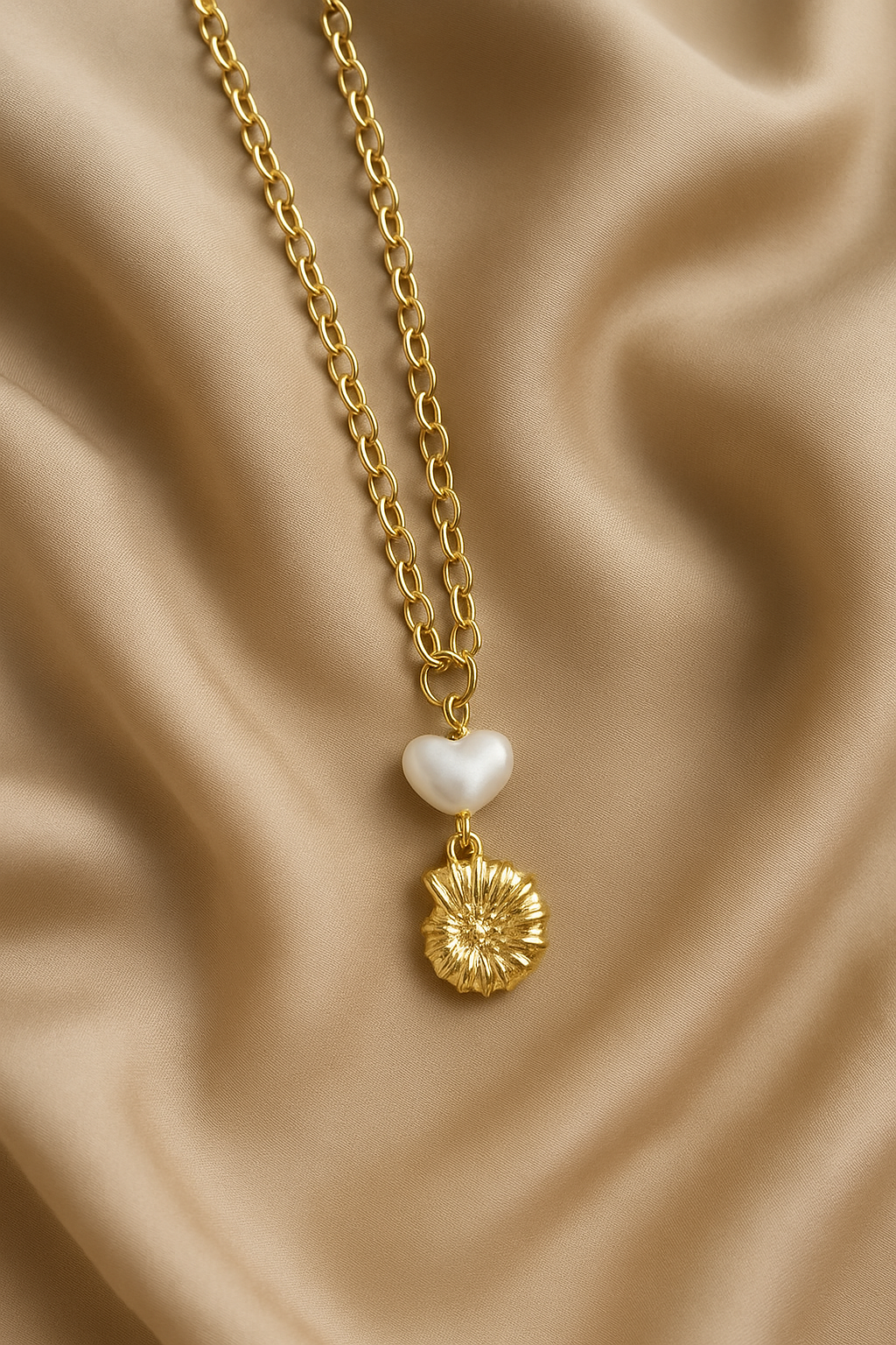 Gedrehte Muschel Kette - Aurea Concha