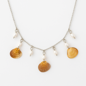 3 Muschel Kette Silber - Eirlys