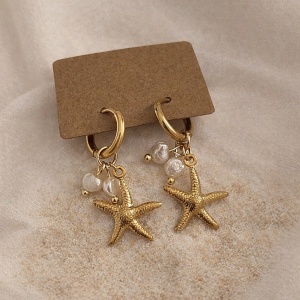 Seestern Creolen - Thea