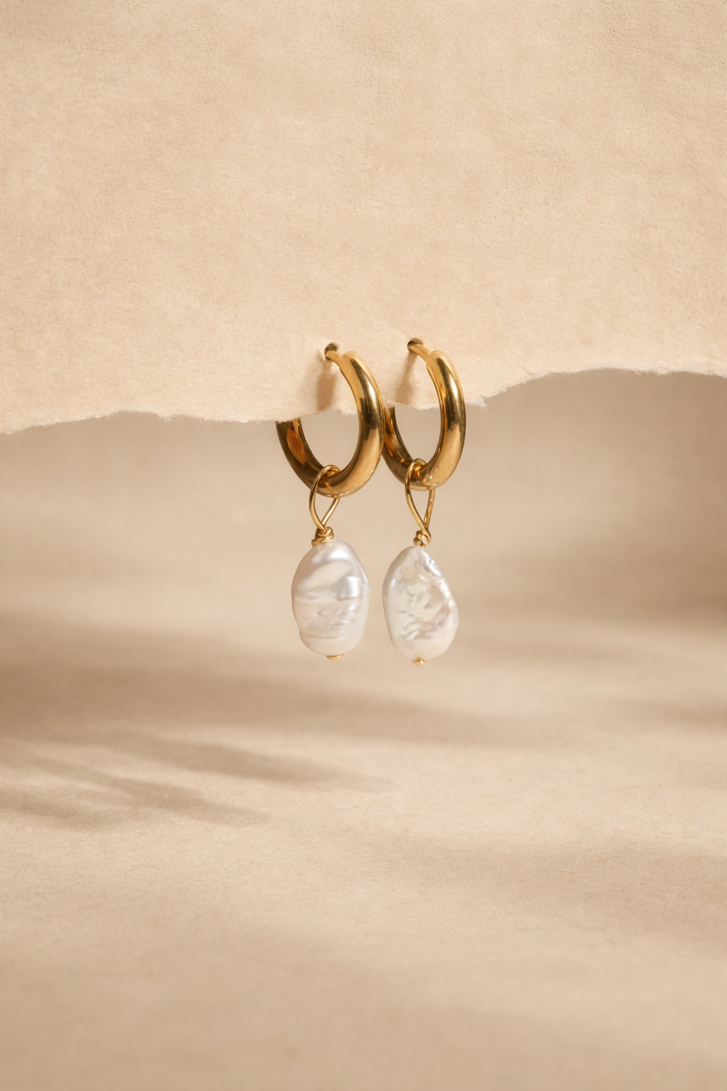 Creolen Süßwasserperlen - Nalaya