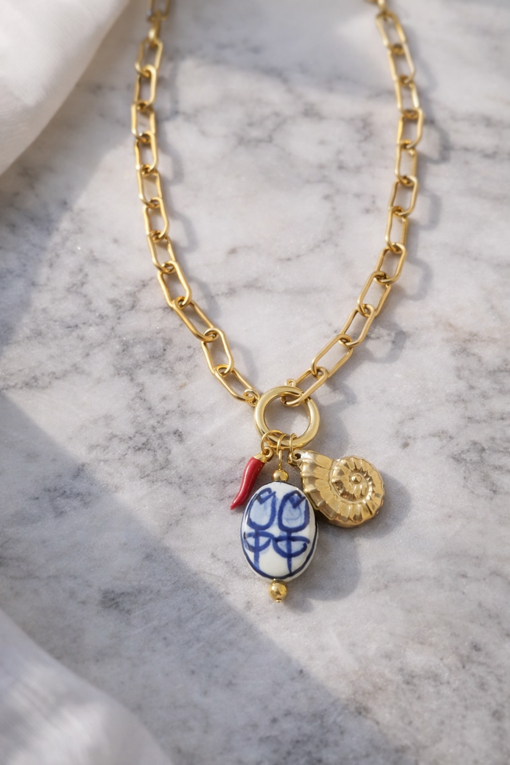 Gliederkette Cornicello - Amore e Fortuna – Bild 3