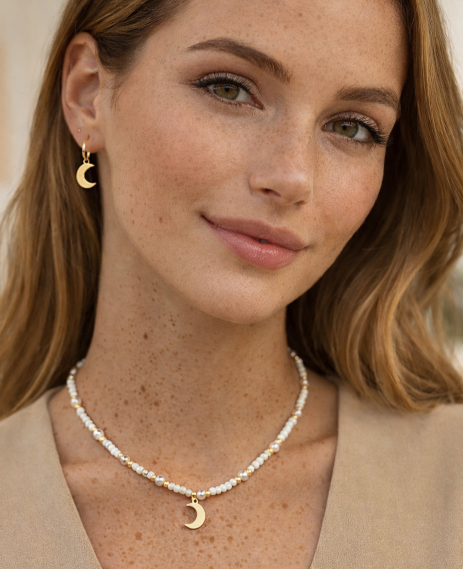 Mond Ohrringe - Phoebe – Bild 2