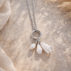Muschel Kette Silber - Aeria