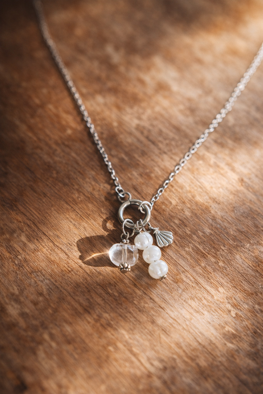 Silberne Charm Kette - Eloise