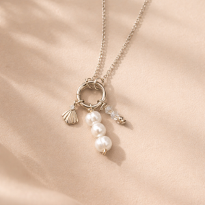 3 Charm Kette Silber - Sueli