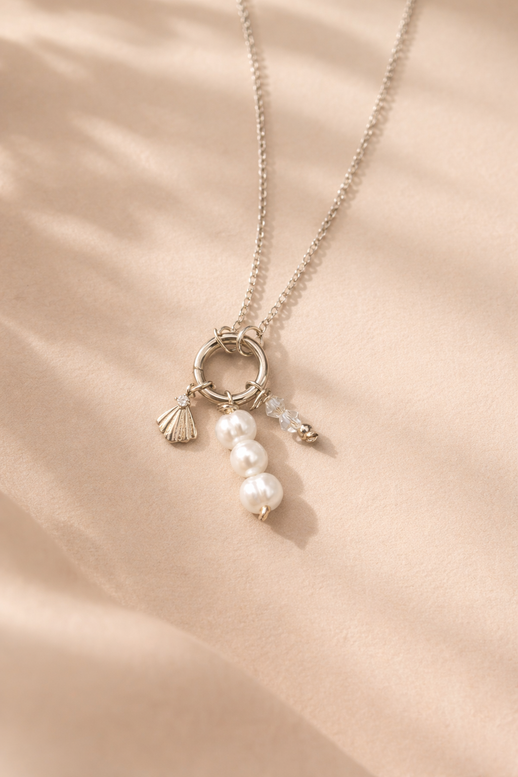 3 Charm Kette Silber - Sueli