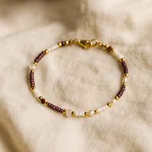 Armband dunkelrosa - livmar