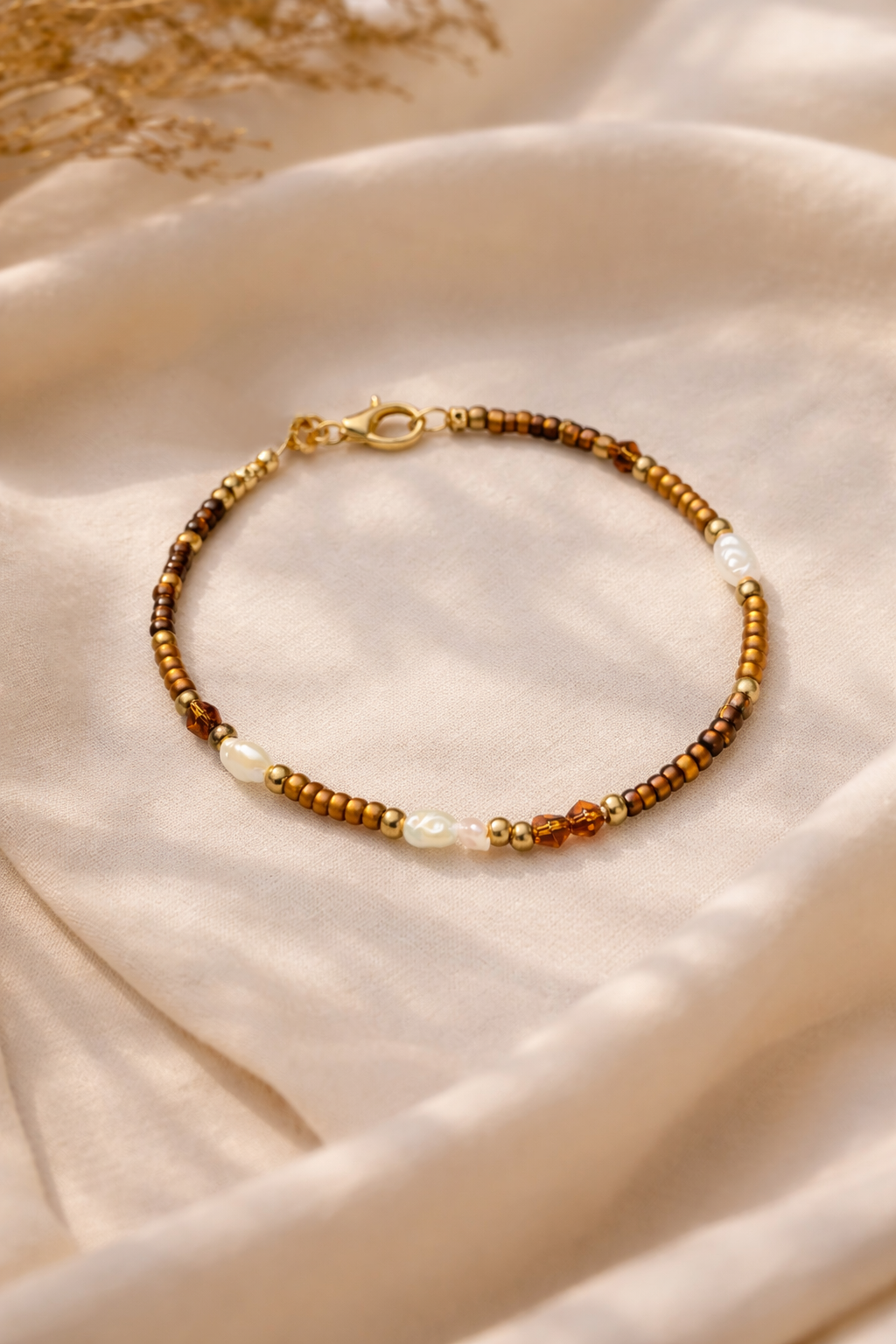 pearl Bronze Bracelet – Bild 2