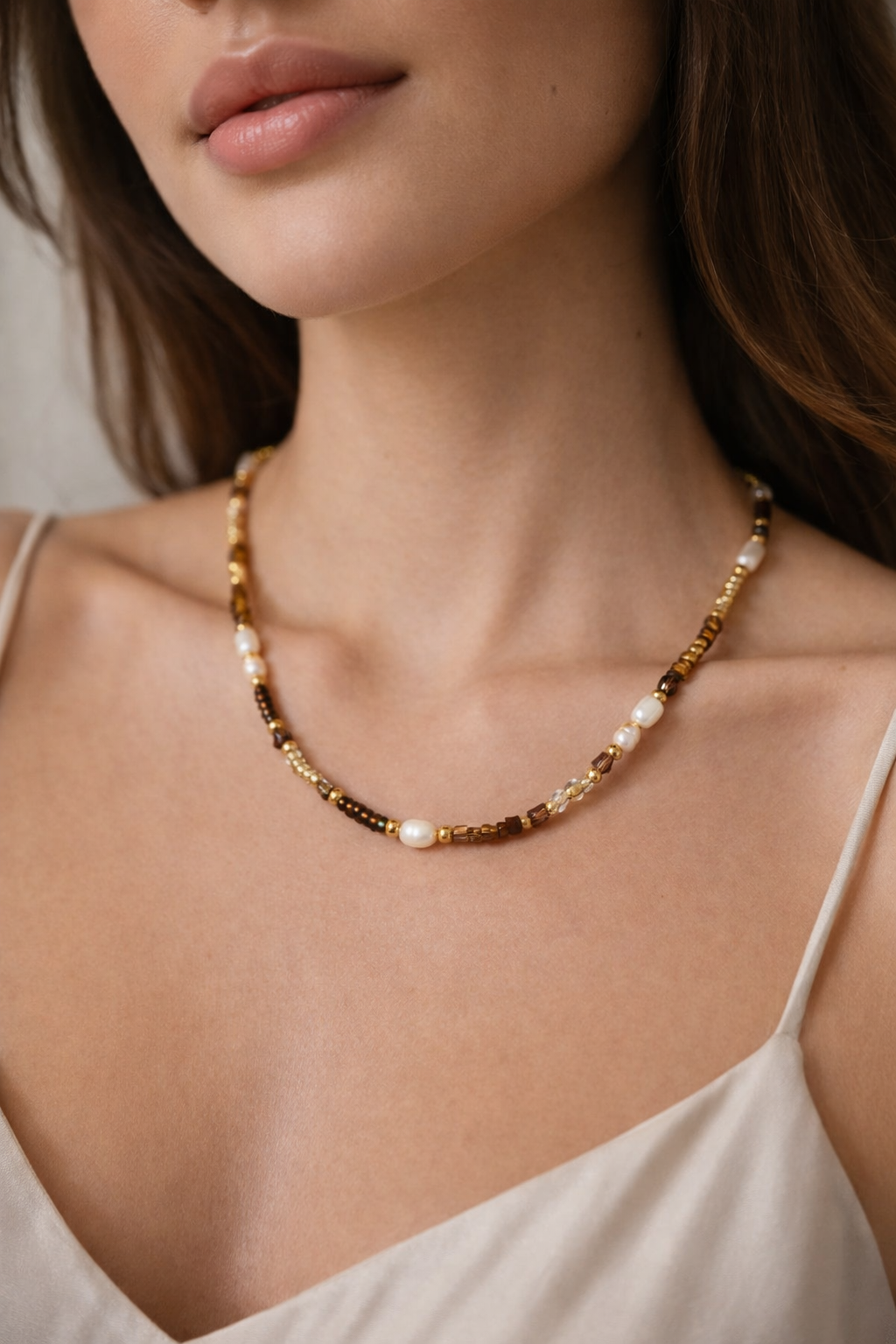 Tiegerauge Kette - Leo