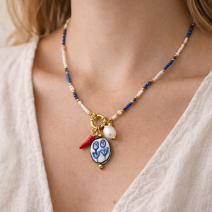 Kette Blau - Bella Porcellana