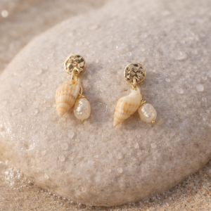 Muschel Ohrringe - Shendaia