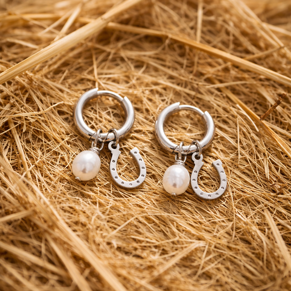 Hufeisen Ohrringe - Hold Your Luck