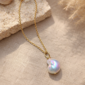 Süßwasserperlen Kette - ilumia