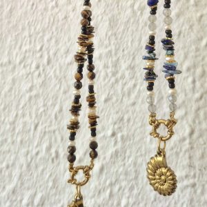 Golden Coast Ammonite Necklace