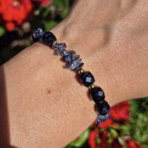 Rauchquarz, Goldfluss Armband