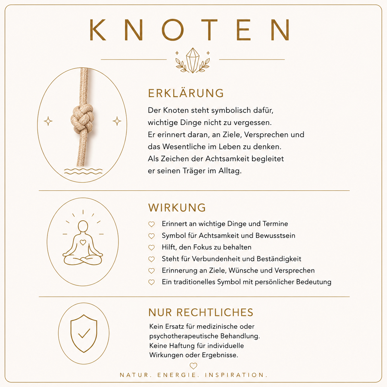 Knoten Kette - memoria – Bild 3